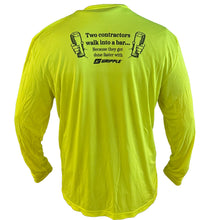 Load image into Gallery viewer, Hi-Viz Long Sleeve Gripple T-Shirt