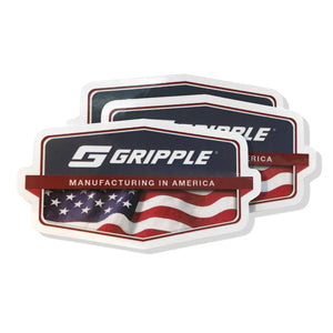 Gripple Hard Hat Stickers - MANUFACTURING IN AMERICA
